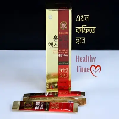 Picture of Korean Red Ginseng Extract Health Time, a health supplement 10 sachets, 15ml each (150g total)