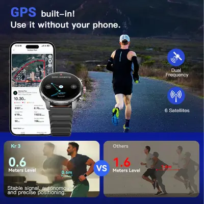 Picture of Kieslect KR3 Bluetooth Calling Smart Watch Black Black