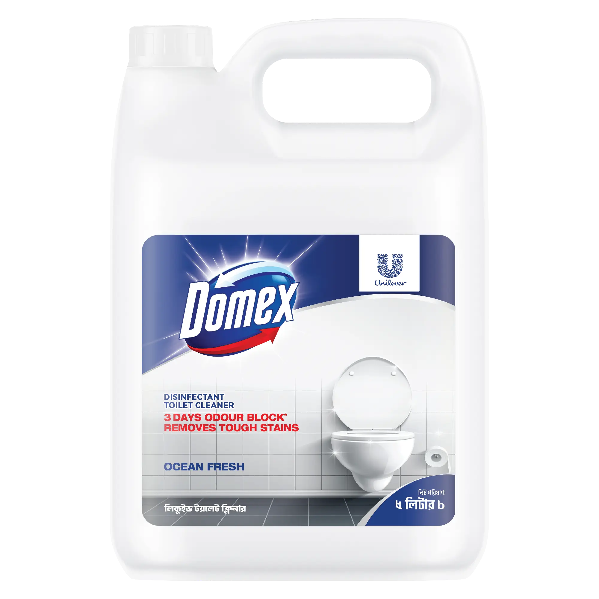 Picture of Domex Toilet Cleaning Liquid Ocean Fresh 5L