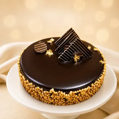 Picture of Chocolate Praline Cake Medium 500gm