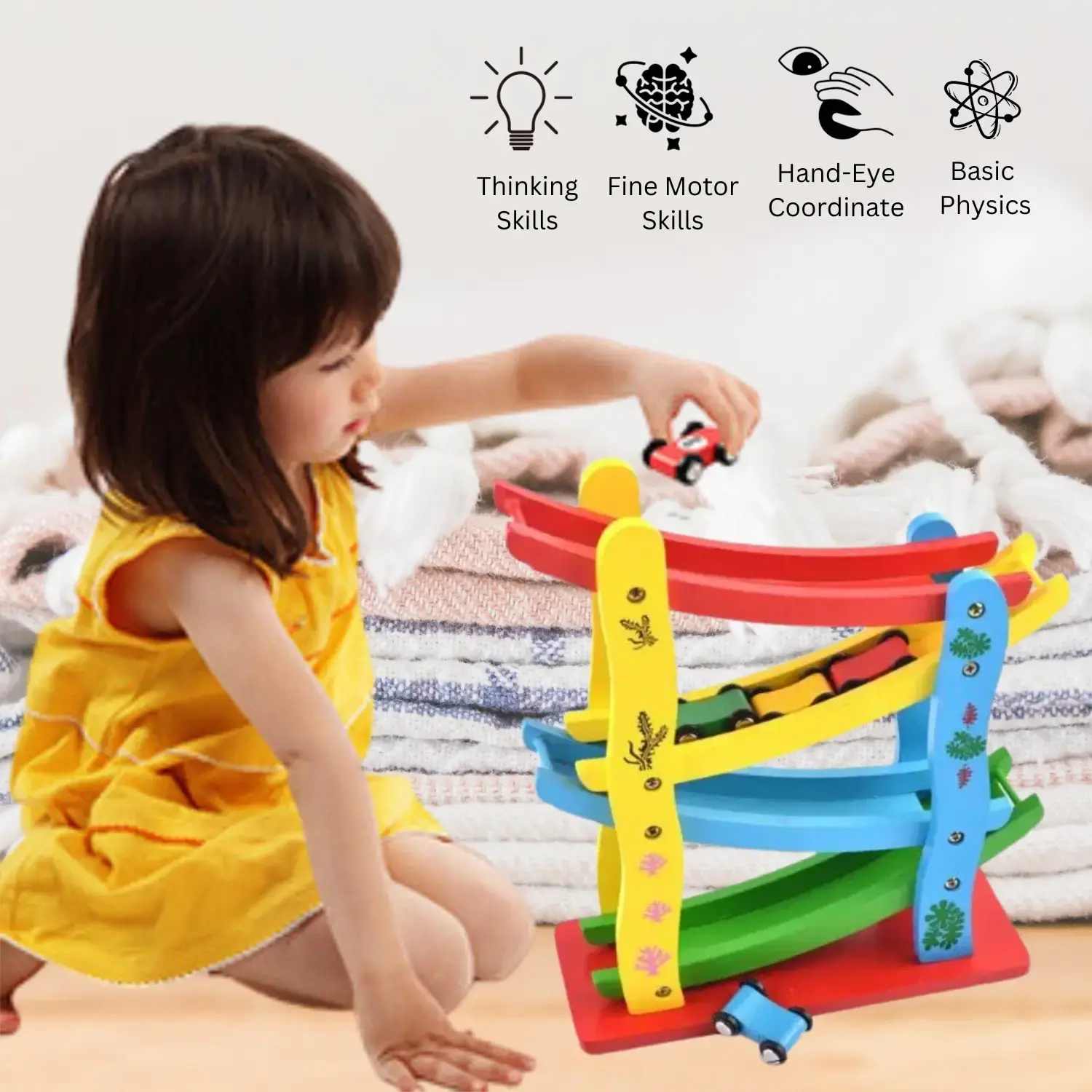 Picture of Miniature Speeding Car Educational Toys For Kids