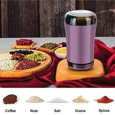 Picture of Mini Electric Grinder Machine Coffee Nuts Beans Spices Grains Grinding Machine Multifunctional Home Grinder Portable Coffee Grinder