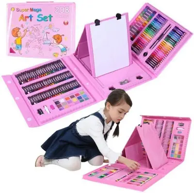 Picture of Drawing Art Set Painting Drawing Supplies 208 Pcs For Kids Box Artist Printing Art Set
