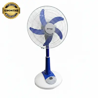 Picture of Defender TS-2986HRS 16" Rechargeable Fan AC-DC with LED Multi-Function China Fittings Blue 