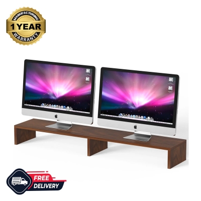 Picture of Working station Home Ofiice Desk, Monitor Riser Stand for Desk, Table for Monitor Riser