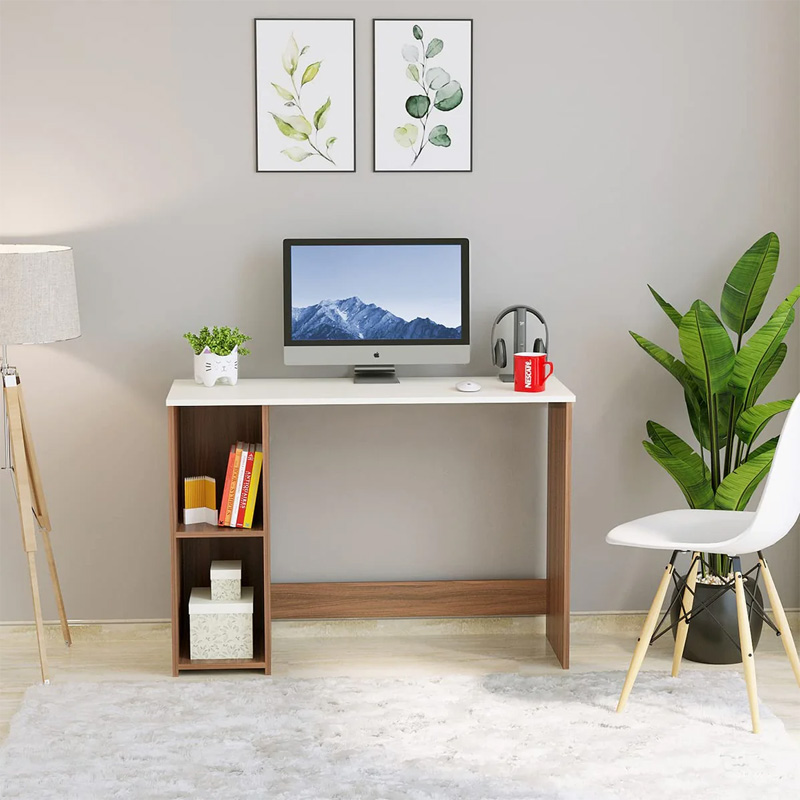 Picture of Mallium Study & Computer Table with Storage Shelve for Home & Office Desk