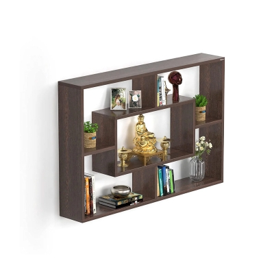 Picture of Crafte Wall Mount Wall Shelf, Display Rack Wall Mount Display Rack Book Shelf for Home Office Wall Décor