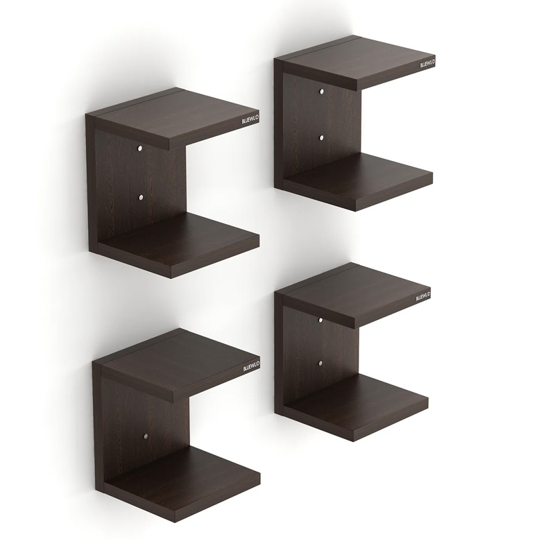 Picture of Alvin Book Shelf (2pc) Wall Mount Display Rack Book Shelf for Home Office Wall Decor