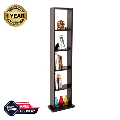 Picture of Walten Book Shelf Display  Rack Organizer with Shelves for Décor Display, Floor Standing Display Rack for Home Office Library