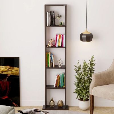 Picture of Walten Book Shelf Display  Rack Organizer with Shelves for Décor Display, Floor Standing Display Rack for Home Office Library