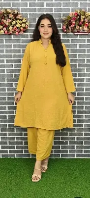 Picture of BUTTON GOWN-Yellow
