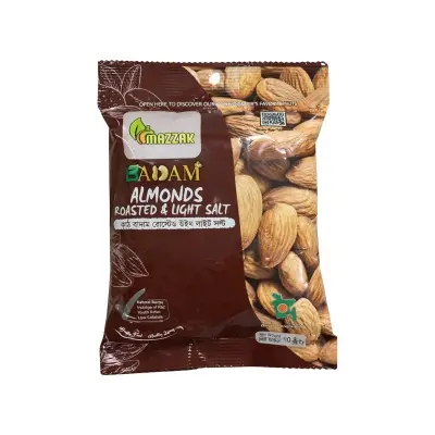Picture of Mazzak Almonds Roasted & Light Salt 40gm Pkt
