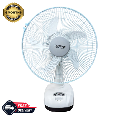 Picture of Defender 16" Rechargeable AC/DC Fan China Fittings with LED Multi-Function White (KN-2916)