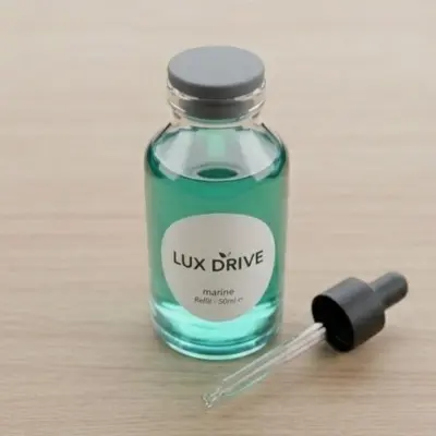 Picture of Lux Drive Premium Car Air Freshener Refill - 100ml High Concentration Fragrance Oil with Precision Dropper