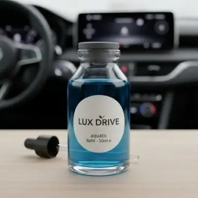 Picture of Lux Drive Premium Car Air Freshener Refill - 100ml High Concentration Fragrance Oil with Precision Dropper