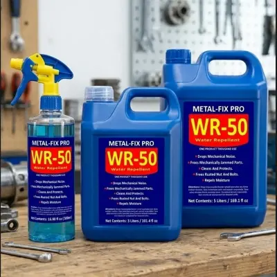 Picture of Metal-Fix Pro WR-50 Multi-Purpose Anti-Rust Lubricant Spray & Rust Remover 1lt