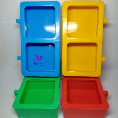 Picture of Double Chamber Food Pot for Birds or pigeon 2 Pcs