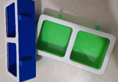 Picture of Double Chamber Food Pot for Birds or pigeon 2 Pcs
