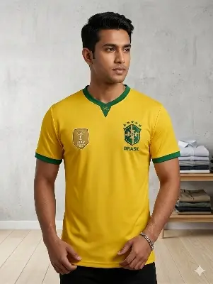 Picture of Brasil's  Jersey Inspired Tshirt 