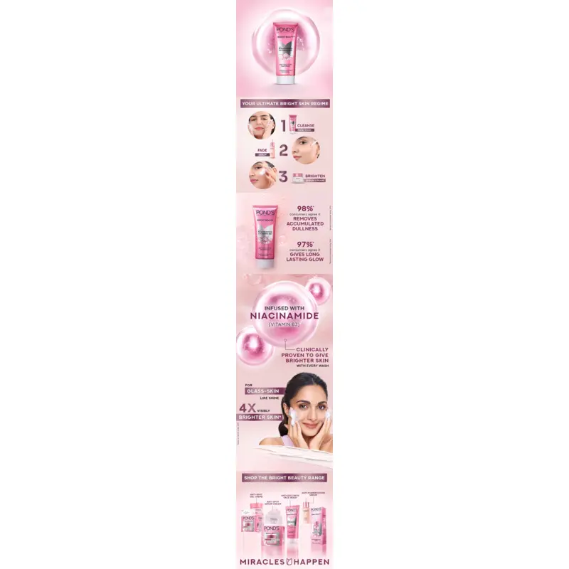 Picture of Pond's Face Wash Bright Beauty 100g