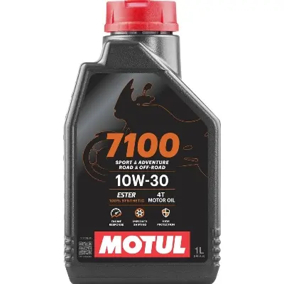 Picture of Motul 7100 10W30 complete synthetic + motul sticker