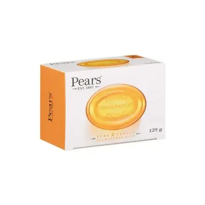Picture of Pears Transparent Soap Pure and Gentle with Plant Oils 125gm