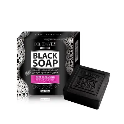Picture of DR. DAVEY Deep Cleansing Whitning Complex Black Soap- 100g