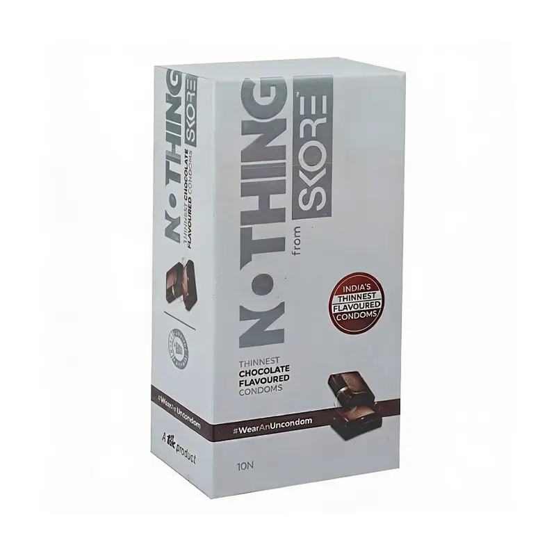 Picture of Skore Nothing Thinnest Chocolate Flavoured Condoms 10's Pack
