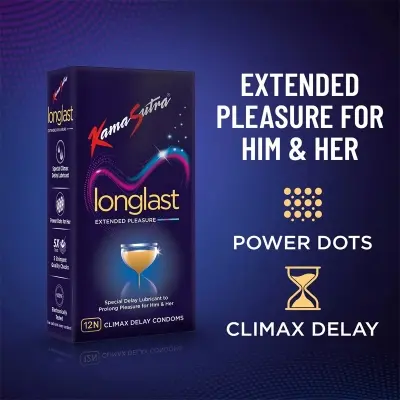 Picture of Kamasutra Longlast condoms - 12's Pack
