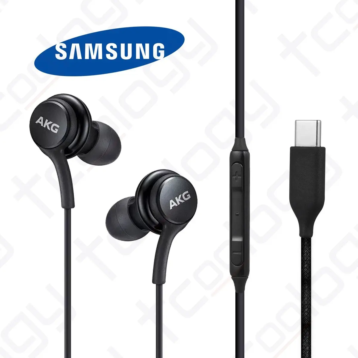 Picture of AKG Earphones. Type -C