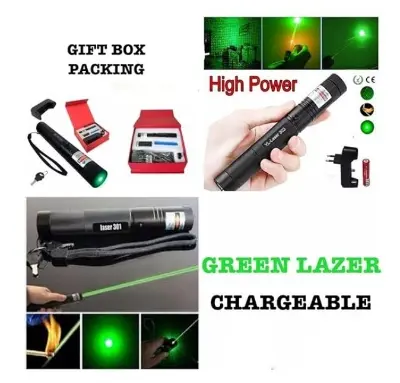 Picture of Rechargeable Laser Pinner Laser Light Adjustable Focus -Black