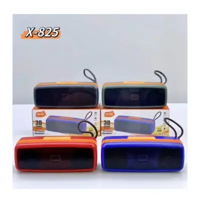 Picture of X-825 Portable Blue Tooth Speaker Column Stereo HiFi Heavy Bass Wireless Soundbar Subwoof Loudspeaker Supports TF USB FM Radio -Aqua