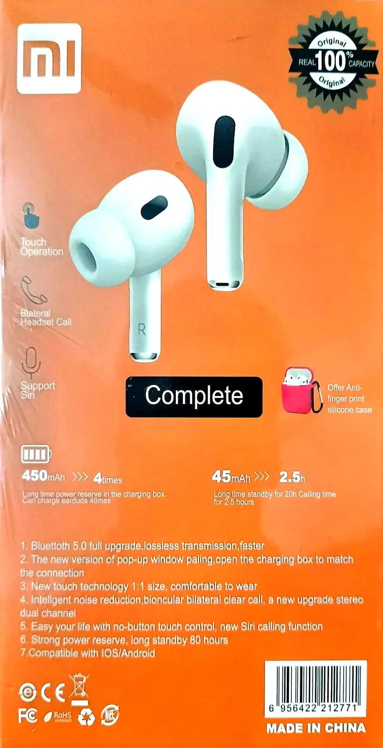 Picture of Mi Xiaomi Airpods-Pro Wireless Bluetooth TWS -White
