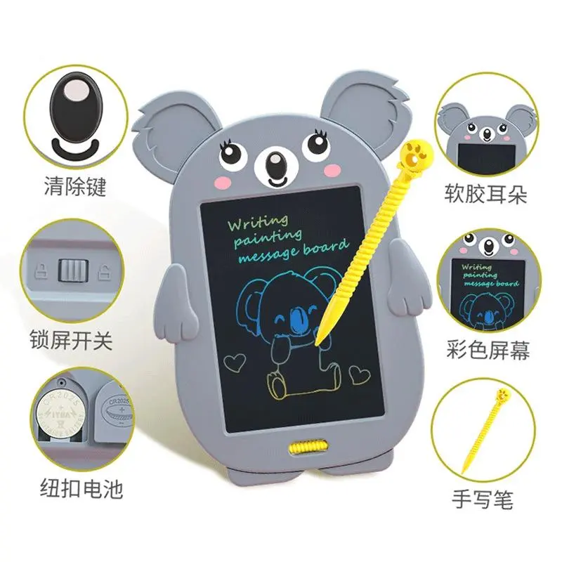 Picture of LCD Writing Tablet Drawing Graffiti Colorful Children's Learning Electronic Colorful Screen Writing Board Toys (Digital) -Blue