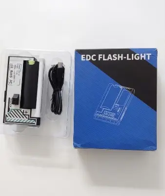 Picture of LED Ultra Bright Flashlight Waterproof Dustproof High Brightness Work Light -Black