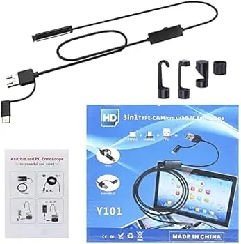 Picture of 3-In-1 inspection Endoscope Camera -Black