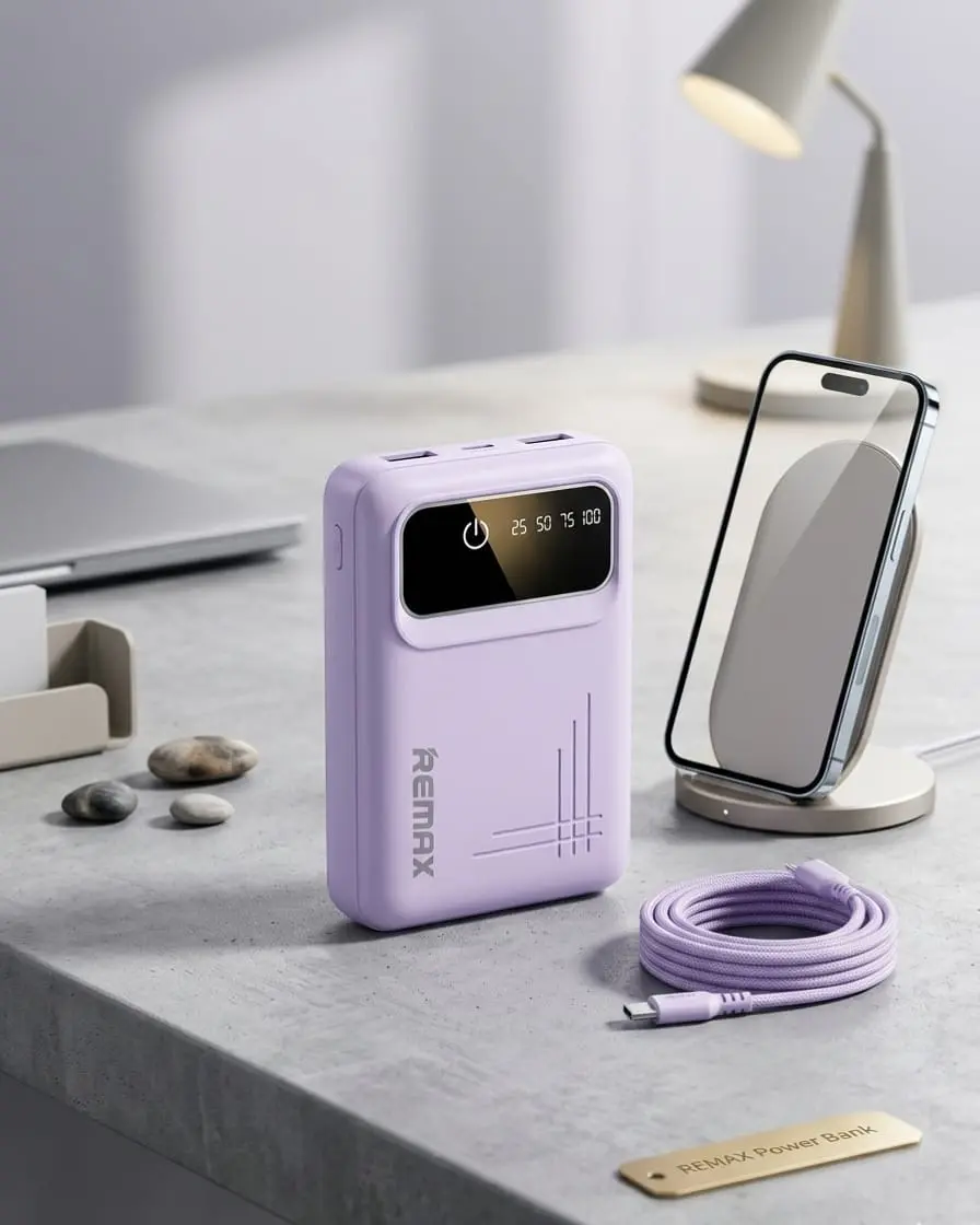Picture of MI Mini Power Bank 5000mAh Large Capacity Mobile Power Bank -Black