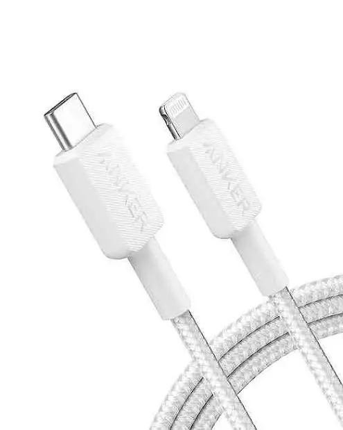 Picture of Ankeer brand 322& 323 Type-C to Type-C & iphone cable -White