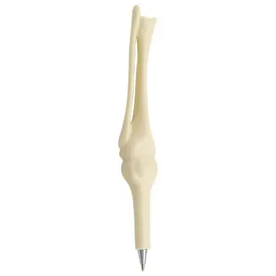 Picture of Bone Ballpoint Pen  Skeleton Bone Shaped Pen Bone Design Ballpoint Pens -Off White