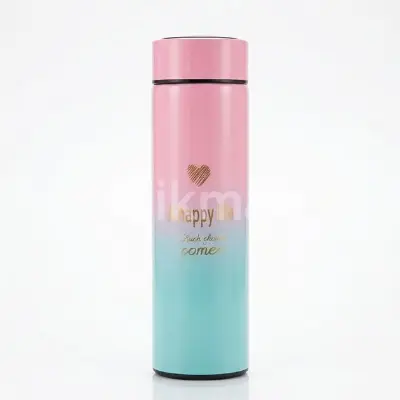 Picture of Waterbottle mixed 500ml with printing and color box-Pink