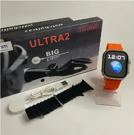 Picture of T10 Ultra 2 Smart Watch IWO Series 8 49mm 2.19 inch Men Women Wireless Charging Blutooth Call Original Smart Watch -Multicolor