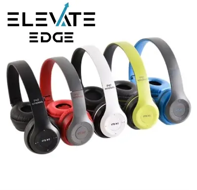 Picture of P47 Wireless Over Ear Headset Noise Cancelling Bluetooth-Compatible 5.0 Gaming Headphone Card Mp3 Player Support Hands-Free -Multicolor