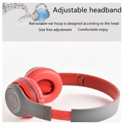 Picture of P47 Wireless Over Ear Headset Noise Cancelling Bluetooth-Compatible 5.0 Gaming Headphone Card Mp3 Player Support Hands-Free -Multicolor