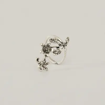 Picture of 4 set natural shape leaf finger ring set for women