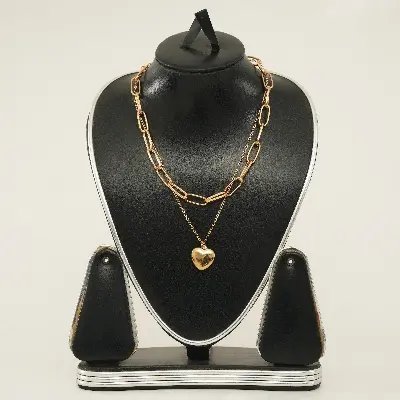 Picture of Love Pendant Sweater Chain Long Multi-Layer Necklaces For Women Fashion Jewelry