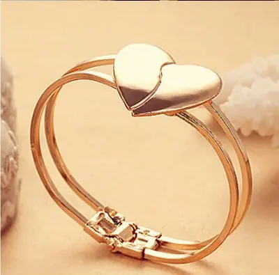 Picture of Heart Bangle Love Bracelets Bangles for Women Fashion Cuff Bracelets