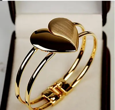Picture of Heart Bangle Love Bracelets Bangles for Women Fashion Cuff Bracelets