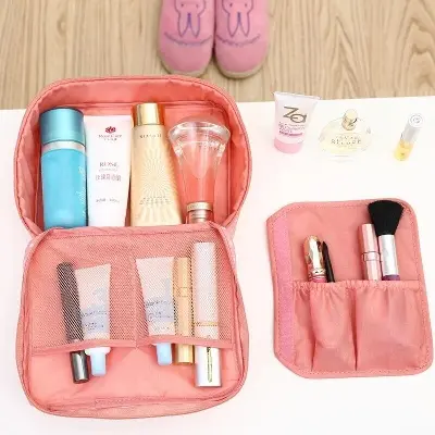 Picture of Women Multifunction Travel Cosmetic Bag Makeup Case Pouch Toiletry Organizer
