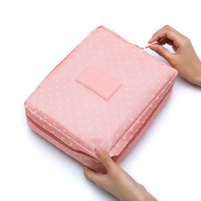 Picture of Women Multifunction Travel Cosmetic Bag Makeup Case Pouch Toiletry Organizer