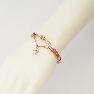 Picture of Gentle Hand Chain Creative Luxury  Alloy Metal Pentagram Rhinestone Bracelets
